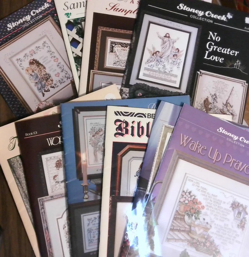 Stoney Creek Religious cross stitch patterns YOU CHOOSE God prayer angel Bible - Image 1 of 1