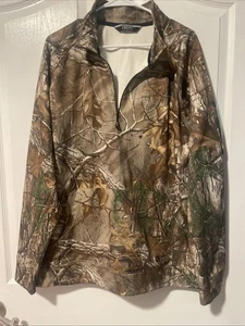 Men’s Gander Mountain Guide Series Realtree Xtra 3/4 Zip Camo Pullover Size XL - Picture 1 of 8