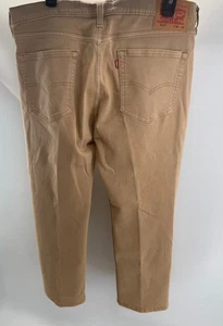 Pantalones de mezclilla Levi's 514 tostados de pierna recta para hombre 36x29 - Imagen 1 de 7