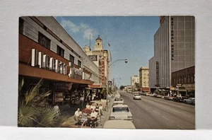 St Petersburg FL Florida Central Ave Straßenszene Ansicht verschickt alte Postkarte - Bild 1 von 2