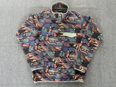 Women’s Patagonia Synchilla Snap-T Pullover Fleece Joy: Pitch Blue - Medium - Image 1 of 4