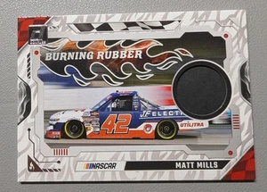2025 Panini Donruss Racing NASCAR Matt Mills Burning Rubber Tire Patch BRM-MMS - Picture 1 of 2