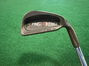PING EYE 2 RED DOT BeCu BERYLLIUM COPPER 3 IRON STIFF STEEL VGC SINGLE IRON - Picture 1 of 5
