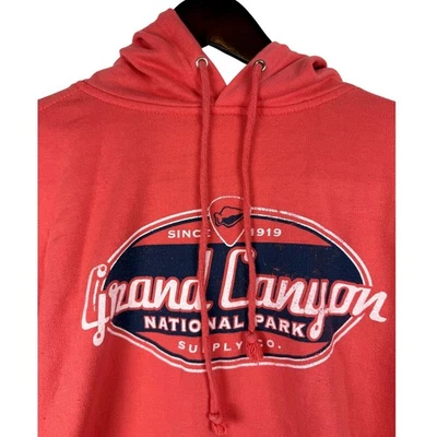 Grand Canyon National Park Supply Co. Hoodie Mens Medium Coral Red - Image 1 of 4