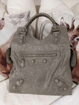 Bolso de Mano Balenciaga Gris Cubierto Foto 1 de 4