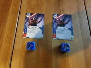 Star Wars Destiny Lure of Power x2, Card and Dice, Spirit of Rebellion, New! - Picture 1 of 2