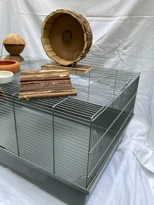 Hamster oder Mäusekäfig (1) L: 0,97 x B: 0,51 x H: 0,38 cm - Bild 1 von 11