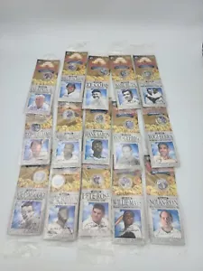 15 Golden Baseball Legends 24KT Gold Plated Colorized Quarters Babe Ruteh Mantle - Picture 1 of 10