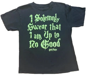 Harry Potter I Solemnly Swear Shirt Kids Large  Unisex Graphic T-Shirt - Picture 1 of 3
