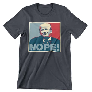 Never Trump T-Shirt No Kings MAGA Resist Democrat Protest Mens Soft T Shirt - Picture 1 of 12