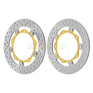 Front Brake Rotors Discs For Yamaha XP530 Black/Bronze Max 59CE 2013-2014 Gold - Picture 1 of 7