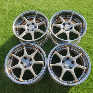 Enkei RS EVO - 7x9+38 - 5x114.3 - Nissan, Toyota, Lexus, Blitz, Deep Dish Drift - Picture 1 of 24
