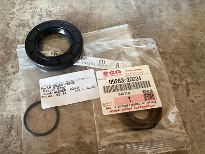 Sellos principales Suzuki RM500 1983 1984 sello del eje de la manivela con junta tórica Foto 1 de 2