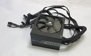 Corsair TX550M 550W Part Modular Power Supply - Big Fan - CP-9020133 / 75-002623 - Afbeelding 1 van 7