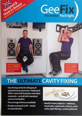 Anclajes para paneles de yeso de alta resistencia. Kit de fijación.Anclajes de pared huecos (Pack de 8) Foto 1 de 4