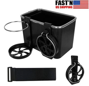Universal Car Multifunctional Armrest Storage Box Drawer Box Water Cup Holder US - Picture 1 of 16