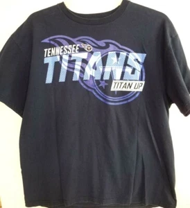 NFL Team Apparel Tennessee Titans T-Shirt, Mens Extra Large-XL, 2013 Season  - Picture 1 of 7