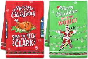 Toallas de cocina National Lampoons vacaciones de Navidad vacaciones de Navidad, 2 piezas - Imagen 1 de 12