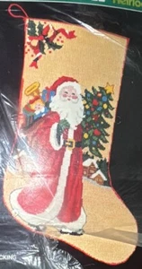 Bucilla Antique Santa Needlepoint Stocking Kit - 60673 - Picture 1 of 3