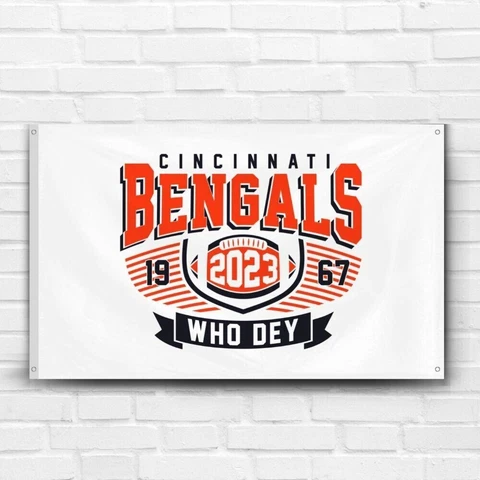 Cincinnati Bengals 3x5 ft Flag NFL Football Champions Banner Gift Wall Decor Cover