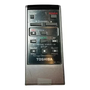 Toshiba VC-51S Telecomando argento/nero per videoregistratore M-5300 - Foto 1 di 3