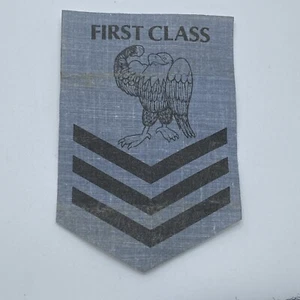 First Class Eagle character chevron military patch - army navy airforce - Picture 1 of 3