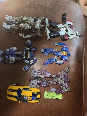 Transformers 7 Figure Lot Megatron Soundwave Bumblebee And More READ Cover