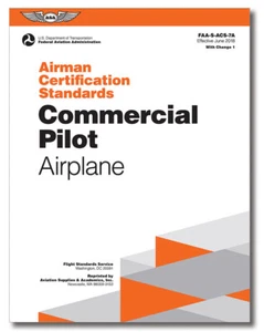 Estándares de certificación de aviador ASA: piloto comercial (avión) - ASA-ACS-7A.1 - Imagen 1 de 1