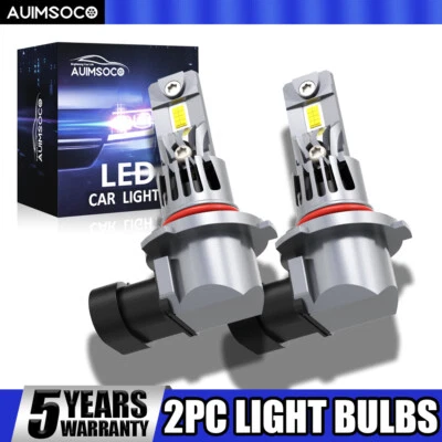 For Chevrolet C1500 C2500 Suburban 1992-1999 2x HB3 LED Headlight High Beam Kit - Image 1 of 4
