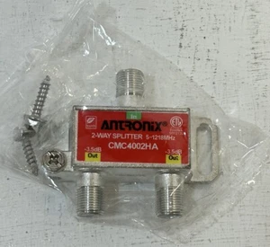 Antronix CMC4002HA 2-way Cable TV Splitter Coaxial RG6 Coax splitter 2 output - Picture 1 of 9