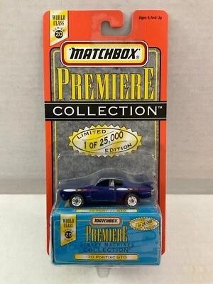 Matchbox PONTIAC GTO - Premiere Collection World Class Series 20 - BLUE - Image 1 of 3