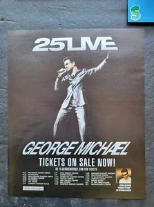 George Michael 25 Album & Tour Promo Print Advertisement Vintage 2008 - Picture 1 of 2
