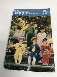 Vogue Craft Pattern 8901 Children's TOP, PANTS & CULOTTES Size: 3-6X Uncut - Picture 1 of 12