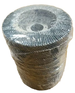 10 PACK - 4-1/2" x 7/8" Jumbo Zirconia Flap Discs 36 Grit Type 29 G40300 - Picture 1 of 1