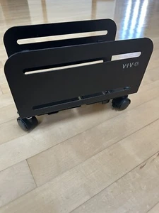 Carro móvil ajustable con soporte rodante de acero CPU estuche de torre media para computadora VIVO - Imagen 1 de 9