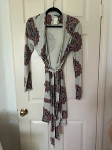Anthropologie By Eloise Cotton Robe – Long Sleeve Belted - Picture 1 of 5