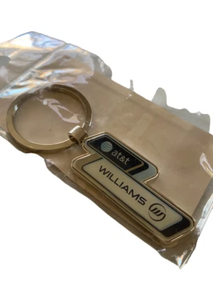 Williams Racing Keychain (AT&T Williams F1 Team Keyring) - Image 1 of 2