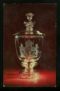 Glass Related postcard Corning Museum of Glass, New York NY Crown Cup Steuben - Picture 1 of 2