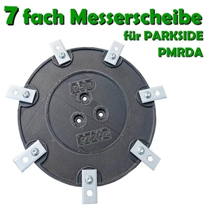 Para PARKSIDE PMRDA 20-Li A1 / B2 - 7 cuchillas plato de cuchillo disco de cuchillo - P72 - Imagen 1 de 11