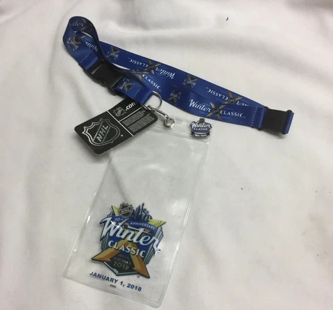 2018 Winter Classic Ticket Holder Lanyard New York Rangers Buffalo Sabres Cover