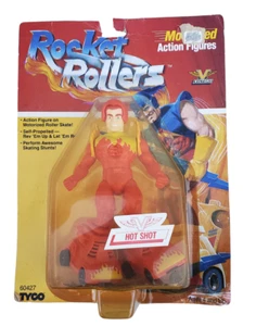 VINTAGE 1987 TYCO ROCKET ROLLERS Hot Shot RARE ACTION FIGURE TOY (M3) - Picture 1 of 3