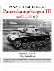 Panzer Tracts No.3-3 Panzer III Ausf. J L M & N Buch Modellbau Panzerkampfwagen - Bild 1 von 1