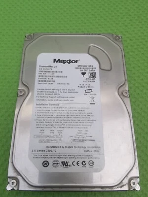 HDD 3,5 MAXTOR 80GB STM380215AS usato 7200rpm logic board solo scheda logica - Immagine 1 di 4