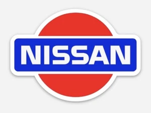 Old school vintage Nissan Logo Vinyl Sticker Decal - Picture 1 of 1