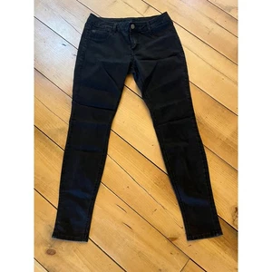 Miss Me womens "ashley" low rise black jeggings. size 31 - Picture 1 of 6