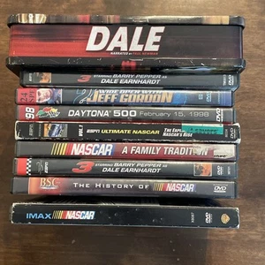 9 Nascar DVDs. See Pictures For Titles. Read - Picture 1 of 23