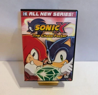 SONIC X: THE CHAOS FACTOR ANIMATED DVD, 4 GREAT EPISODES, Tested - Image 1 of 4
