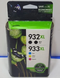 HP 932XL Black 933XL Cyan Magenta Yellow Ink Cartridges HP OfficeJet EXP 2018 - Picture 1 of 4