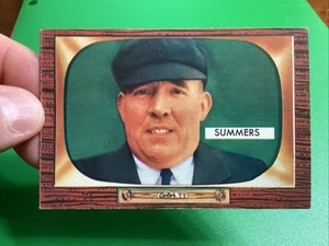 1955 Bowman High #317 William Summers Umpire EX/NM++ centered! - Picture 1 of 2