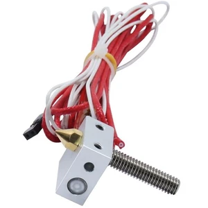 1.75mm to 0.4mm MK8 Nozzle Heating Block Thermistor Heating Tube Throat Tube Kit - Afbeelding 1 van 14